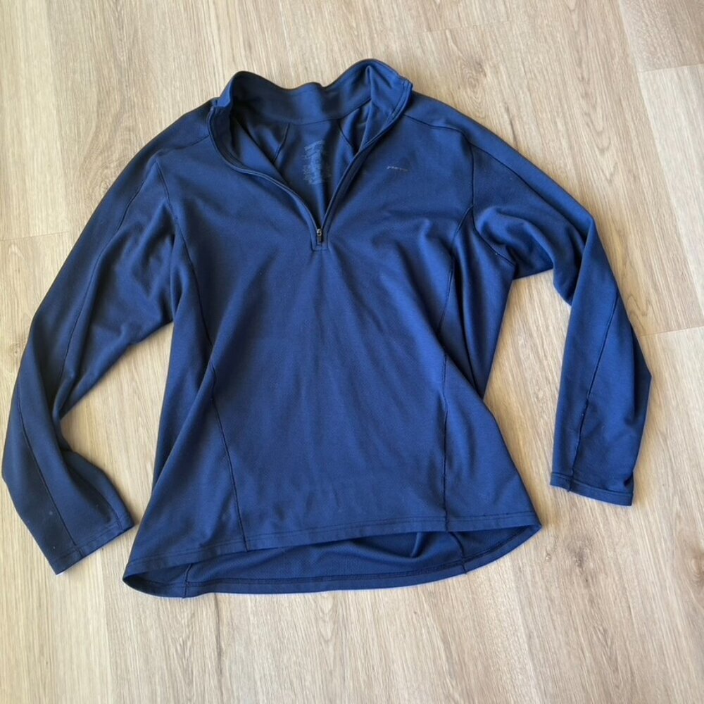 ** Patagonia Capilene 3 Mid Weight Quarter Zip XL Navy Blue